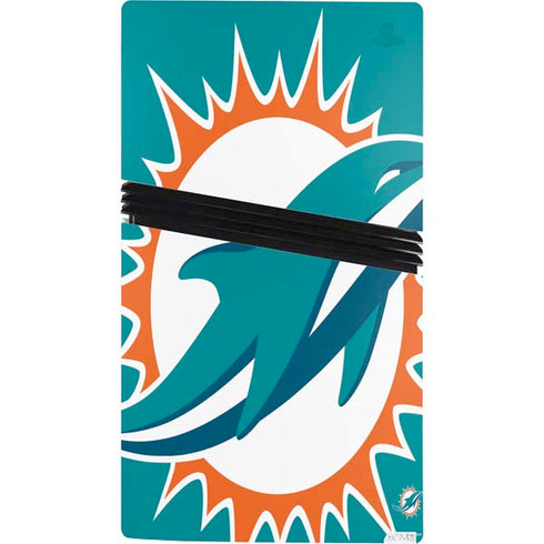 NFL Miami Dolphins Large Logo PS5 Pro Bundle Skin