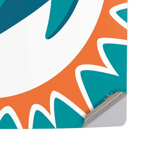 NFL Miami Dolphins Large Logo PS5 Pro Disk Console Skin