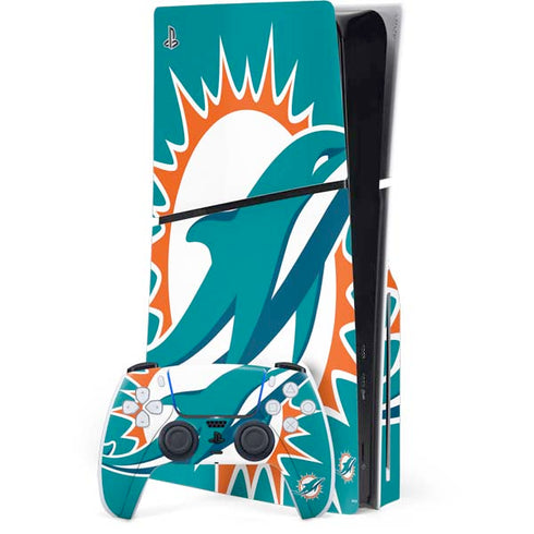 NFL Miami Dolphins Large Logo PlayStation PS5 Skins