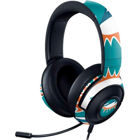 NFL Miami Dolphins Large Logo Razer Kraken X Skin