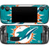 NFL Miami Dolphins Large Logo Steam Deck Handheld Gaming Computer OLED Skin