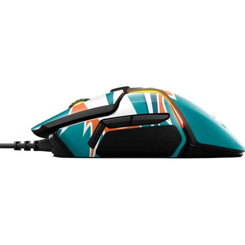 NFL Miami Dolphins Large Logo SteelSeries Rival 600 Gaming Mouse Skin