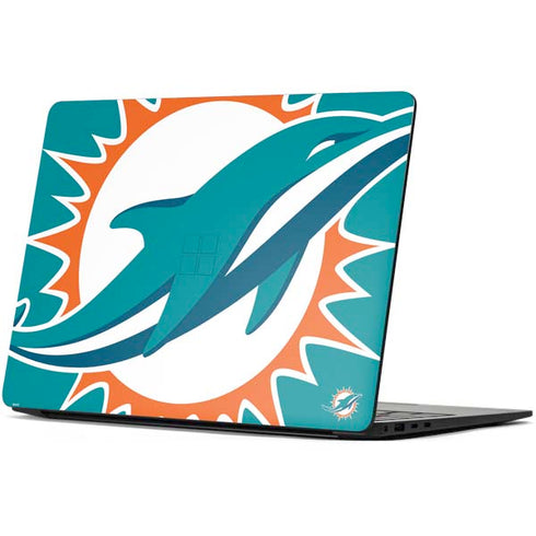 NFL Miami Dolphins Large Logo Surface Laptop 7 13.8in Skin