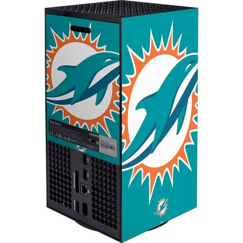 NFL Miami Dolphins Large Logo XBox Series X Digital Edition Bundle Skin