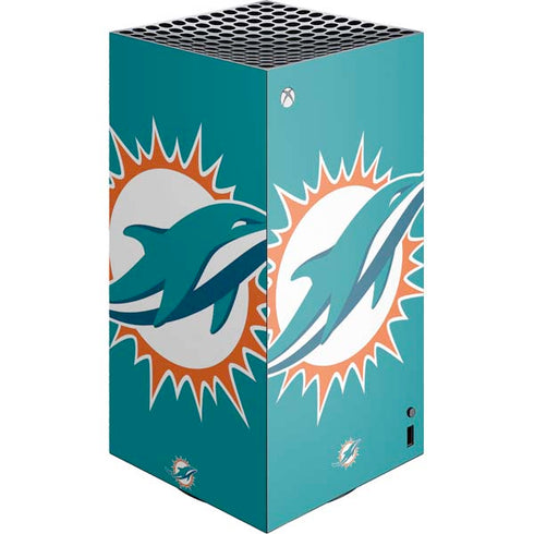 NFL Miami Dolphins Large Logo XBox Series X Digital Edition Console Skin