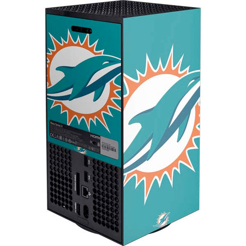 NFL Miami Dolphins Large Logo XBox Series X Digital Edition Console Skin