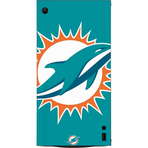 NFL Miami Dolphins Large Logo XBox Series X Digital Edition Console Skin