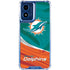 NFL Miami Dolphins Moto G 5G (2024) Clear Case