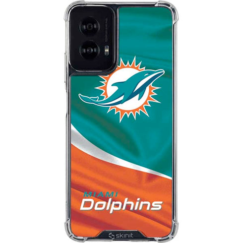 NFL Miami Dolphins Moto G Power 5G (2024) Clear Case