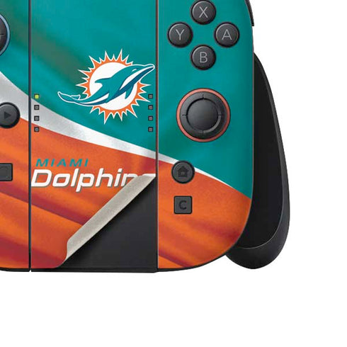 NFL Miami Dolphins Nintendo Switch 2 (2025) Joy-Con Controller Skin