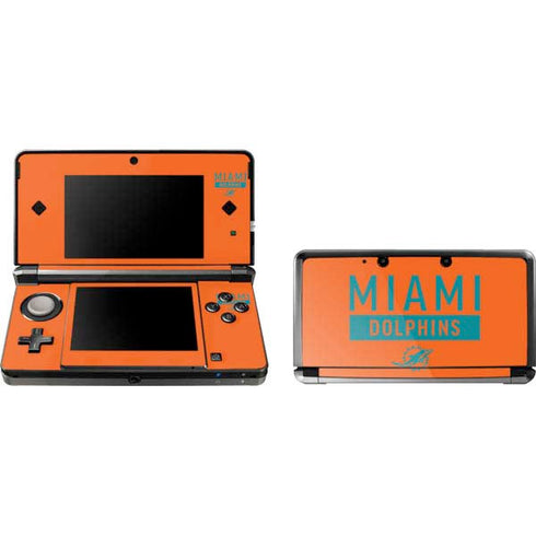 NFL Miami Dolphins Orange Performance Series Nintendo Skins