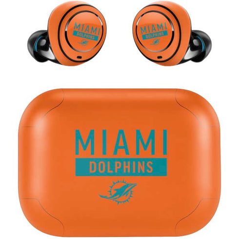NFL Miami Dolphins Orange Performance Series Amazon Echo Buds Skin