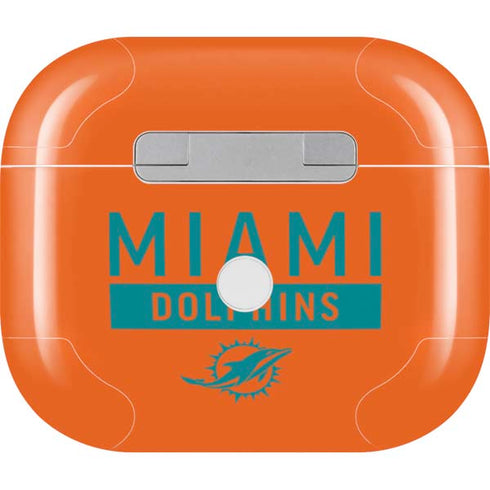 NFL Miami Dolphins Orange Performance Series Apple AirPods (3rd Gen 2021) Skin