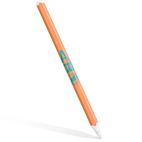 NFL Miami Dolphins Orange Performance Series Apple Pencil (2nd Gen 2019) Skin
