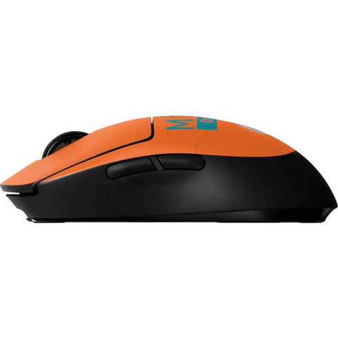 NFL Miami Dolphins Orange Performance Series G Pro Wireless Gaming Mouse Skin
