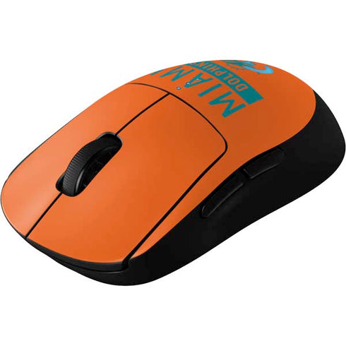 NFL Miami Dolphins Orange Performance Series G Pro Wireless Gaming Mouse Skin
