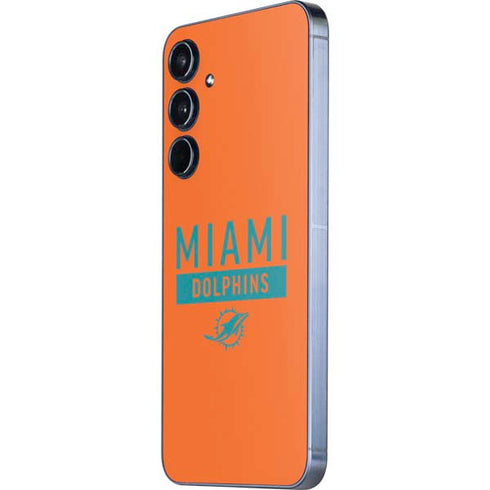 NFL Miami Dolphins Orange Performance Series Galaxy A35 5G Skin