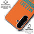 NFL Miami Dolphins Orange Performance Series Galaxy A36 5G Clear Case