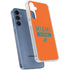 NFL Miami Dolphins Orange Performance Series Galaxy A55 5G Clear Case