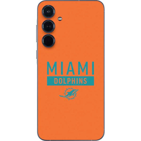 NFL Miami Dolphins Orange Performance Series Galaxy A55 5G Skin