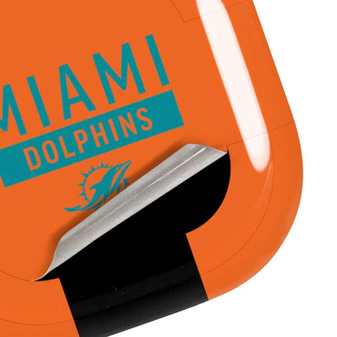 NFL Miami Dolphins Orange Performance Series Galaxy Buds Live Skin