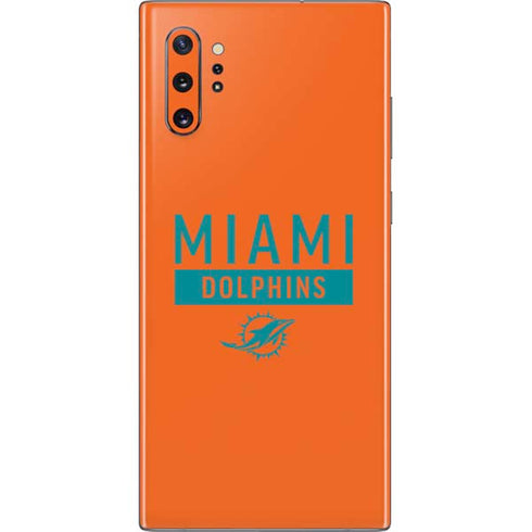 NFL Miami Dolphins Orange Performance Series Galaxy Note 10 Plus Skin