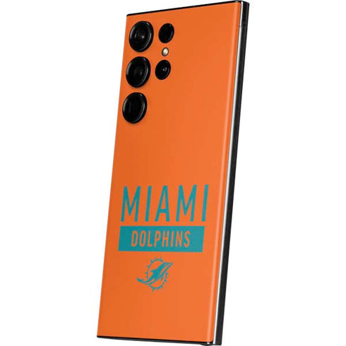 NFL Miami Dolphins Orange Performance Series Galaxy Skins