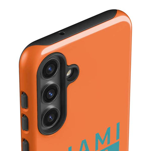 NFL Miami Dolphins Orange Performance Series Galaxy S25 Plus Impact Case