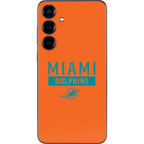 NFL Miami Dolphins Orange Performance Series Galaxy S25 Skin
