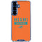 NFL Miami Dolphins Orange Performance Series Galaxy S25 Plus Clear Case