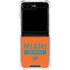 NFL Miami Dolphins Orange Performance Series Galaxy Z Flip6 Clear Case