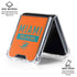 NFL Miami Dolphins Orange Performance Series Galaxy Z Flip6 Clear Case