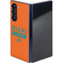 NFL Miami Dolphins Orange Performance Series Galaxy Z Fold6 Skin