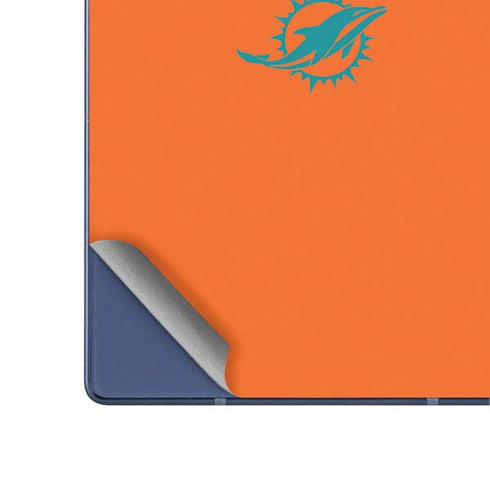 NFL Miami Dolphins Orange Performance Series Galaxy Z Fold6 Skin