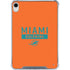 NFL Miami Dolphins Orange Performance Series iPad 11th Gen (2025) Clear Case