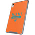 NFL Miami Dolphins Orange Performance Series iPad 11th Gen (2025) Clear Case