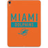 NFL Miami Dolphins Orange Performance Series Apple iPad Pro Skin