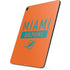 NFL Miami Dolphins Orange Performance Series Apple iPad Pro Skin