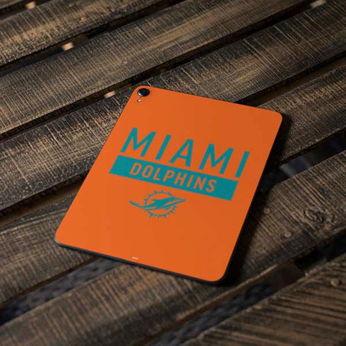 NFL Miami Dolphins Orange Performance Series Apple iPad Pro Skin