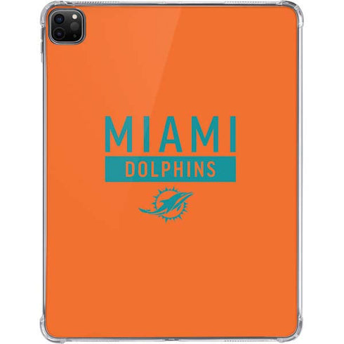 NFL Miami Dolphins Orange Performance Series iPad Pro 11in (2024) Clear Case