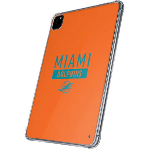 NFL Miami Dolphins Orange Performance Series iPad Pro 11in (2024) Clear Case