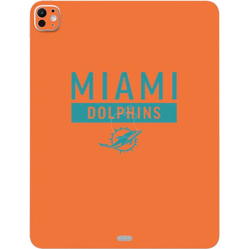 NFL Miami Dolphins Orange Performance Series iPad Pro 13in M4 (2024) Skin