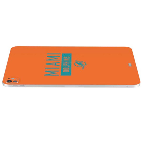 NFL Miami Dolphins Orange Performance Series iPad Pro 13in M4 (2024) Skin