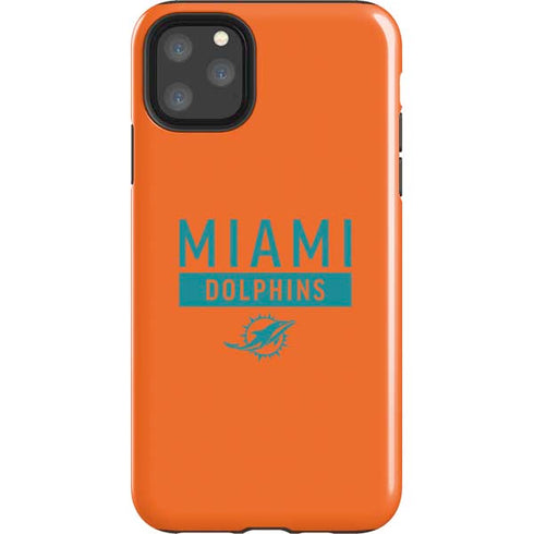 NFL Miami Dolphins Orange Performance Series iPhone Cases