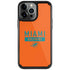 NFL Miami Dolphins Orange Performance Series iPhone Cases