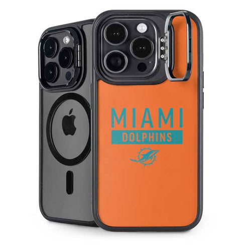 NFL Miami Dolphins Orange Performance Series iPhone 13 Pro Max Kickstand Case