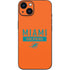 NFL Miami Dolphins Orange Performance Series iPhone Skins