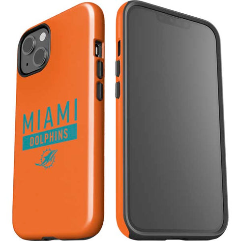 NFL Miami Dolphins Orange Performance Series iPhone 15 Impact Case