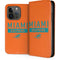 NFL Miami Dolphins Orange Performance Series iPhone 15 Pro Folio Case