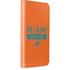 NFL Miami Dolphins Orange Performance Series iPhone 15 Pro Folio Case